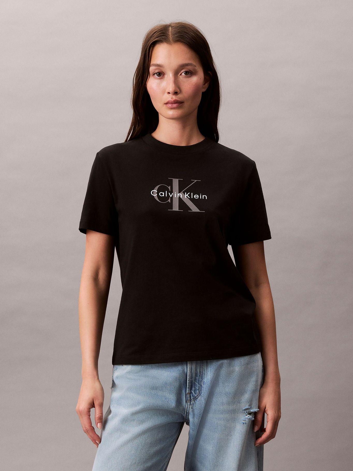 Polera Classic Monogram Hero Negro Calvin Klein-0
