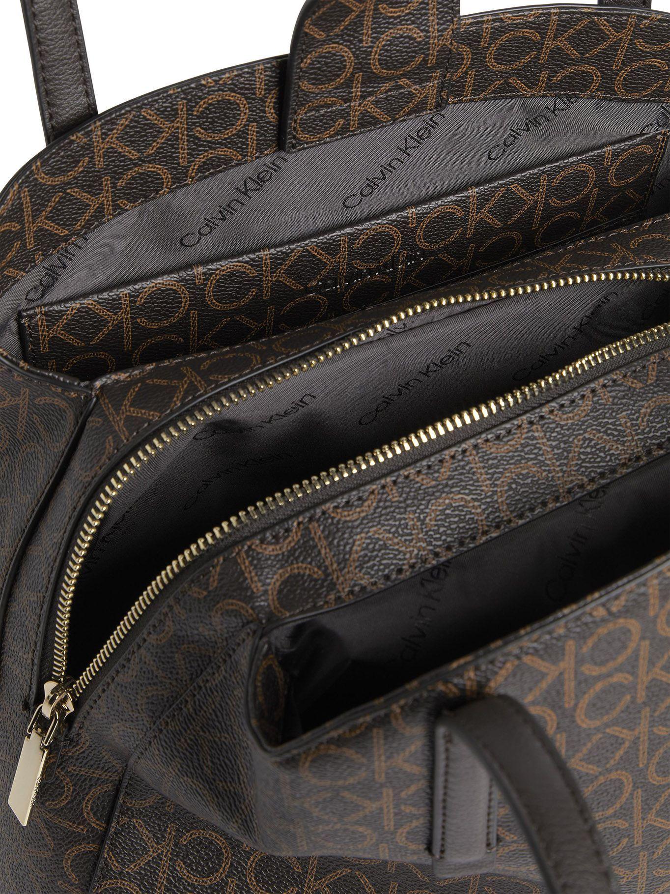 Cartera Shoulder Ck Must Mono Café Calvin Klein-2