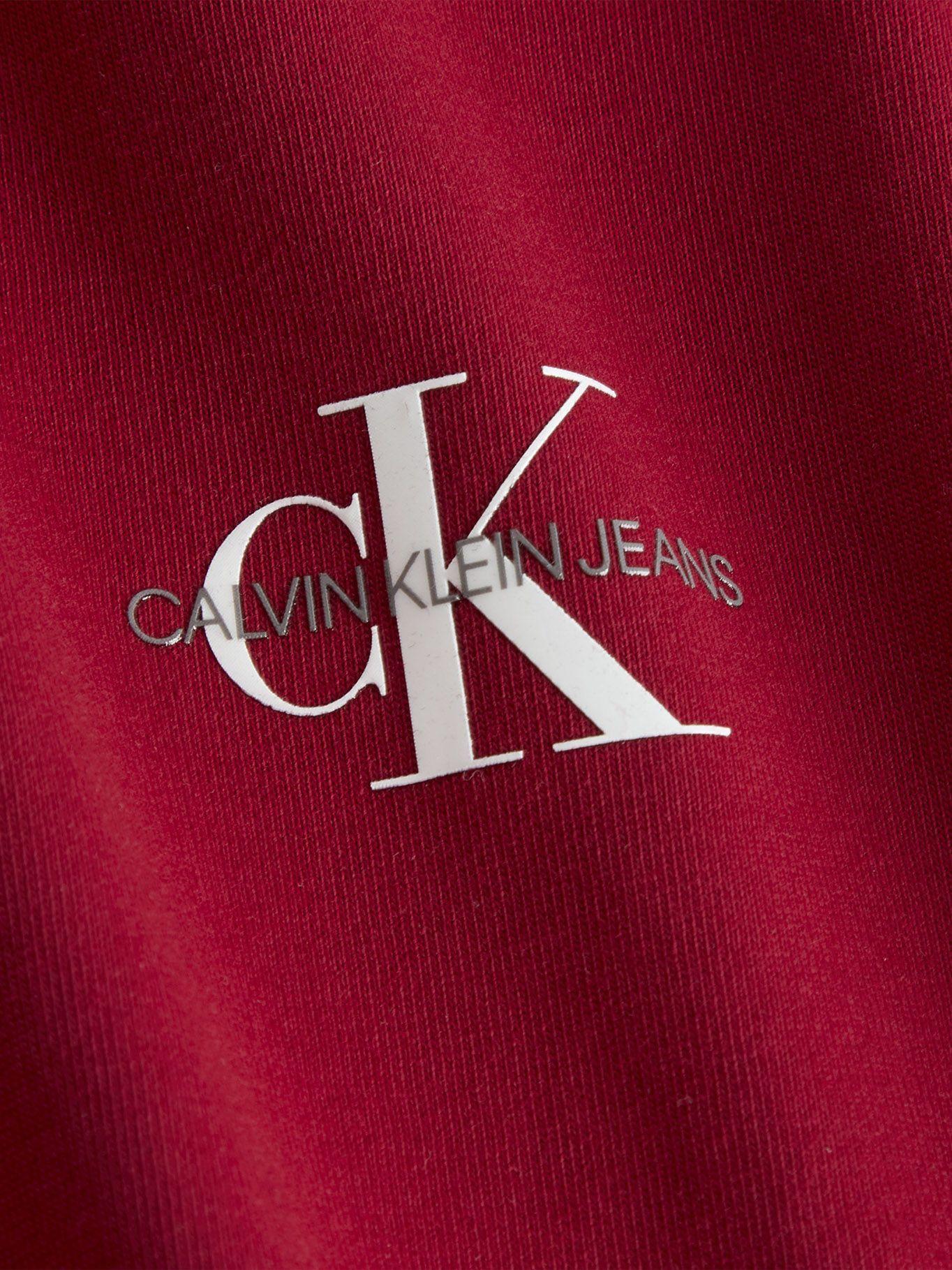 Polera Micro Monogram Rojo Calvin Klein-1