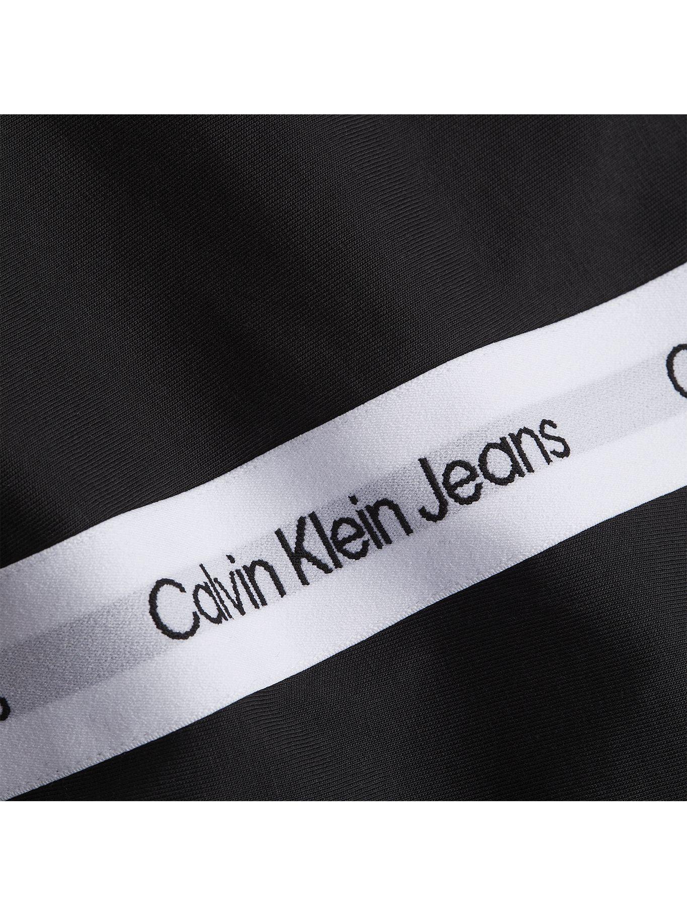 Vestido Side Contrast Tape Negro Calvin Klein-1