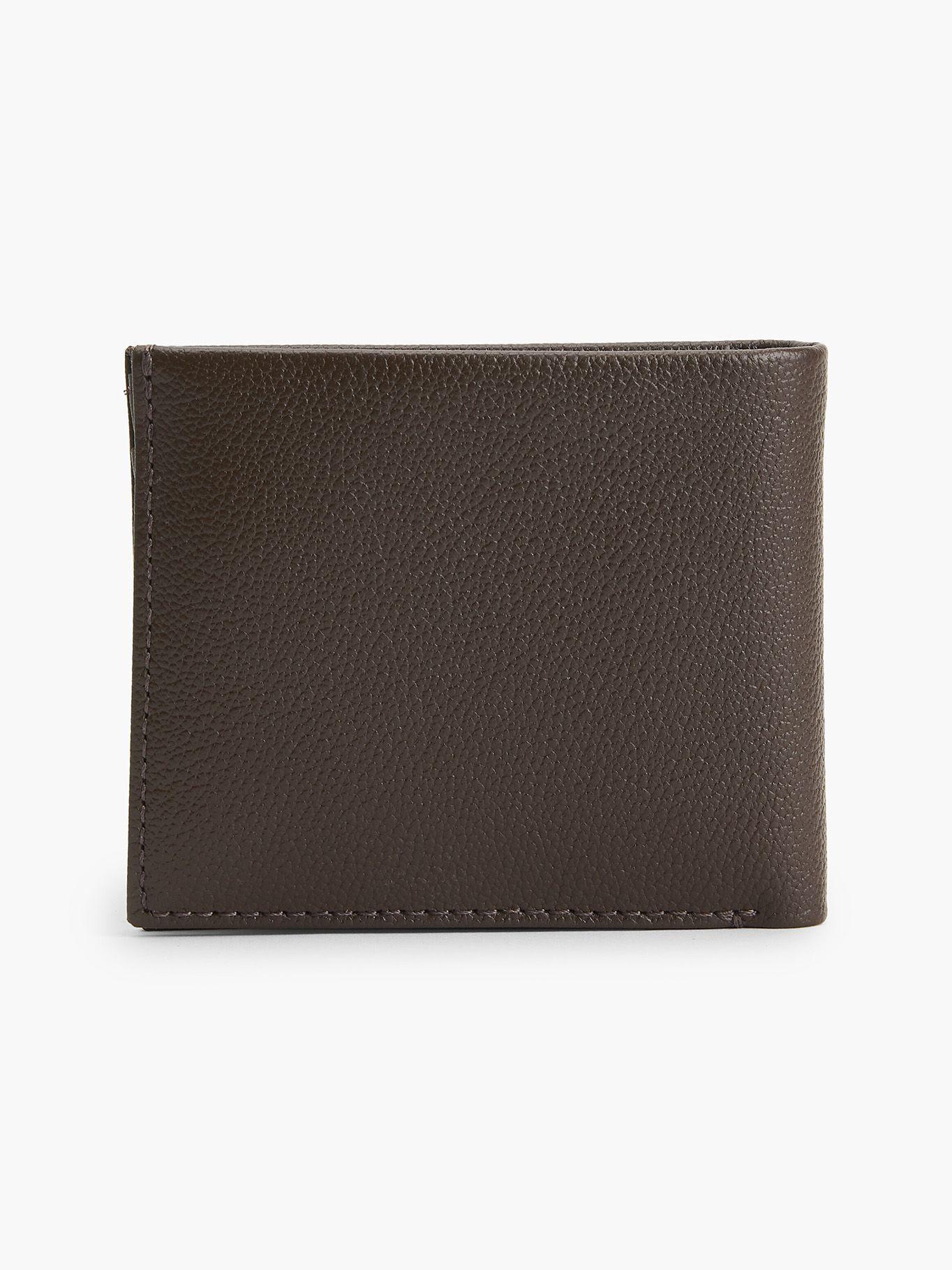 Billetera Micro Pebble 3CC Café Calvin Klein-1