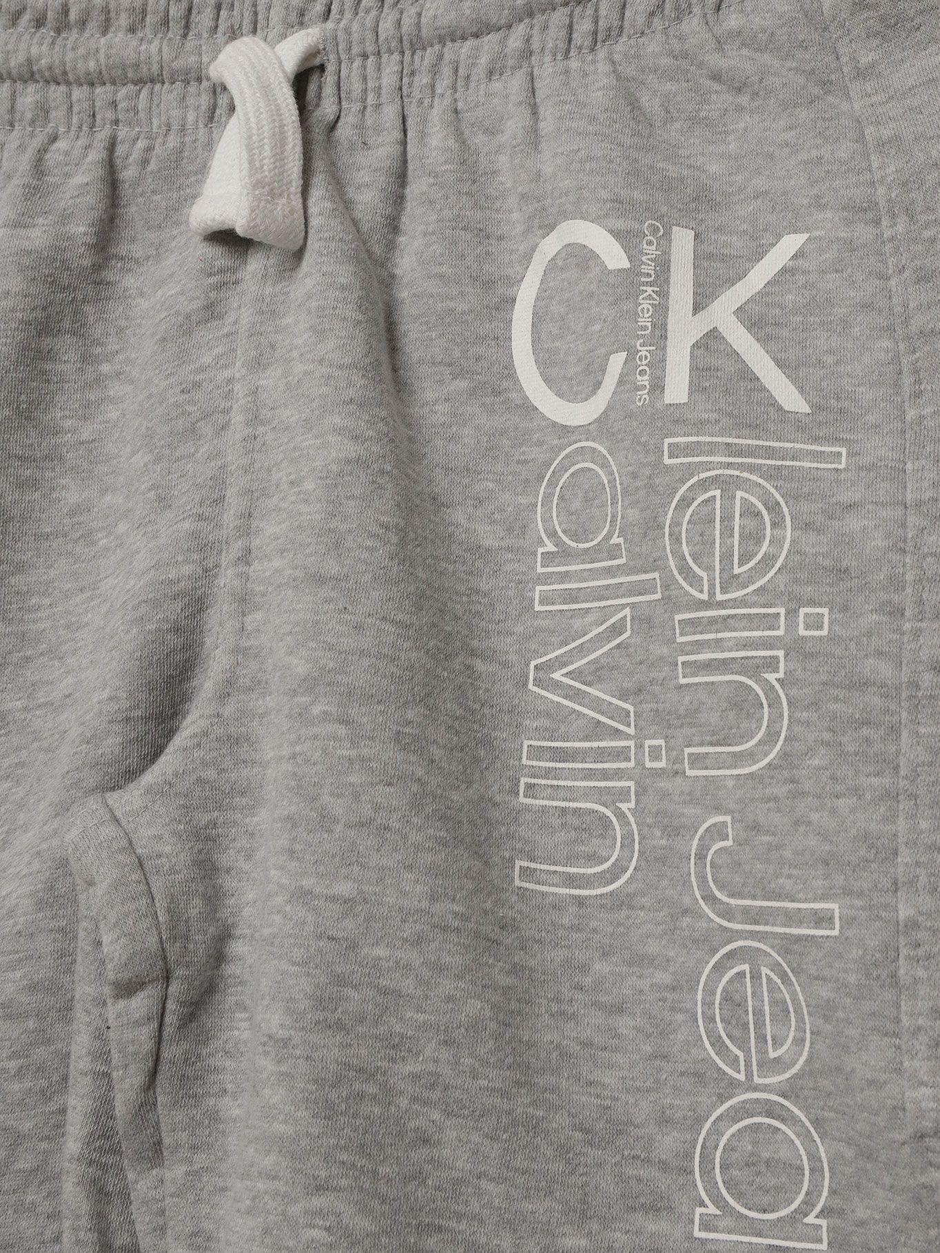 Short Niño Big Boys Logo Gris Calvin Klein-3