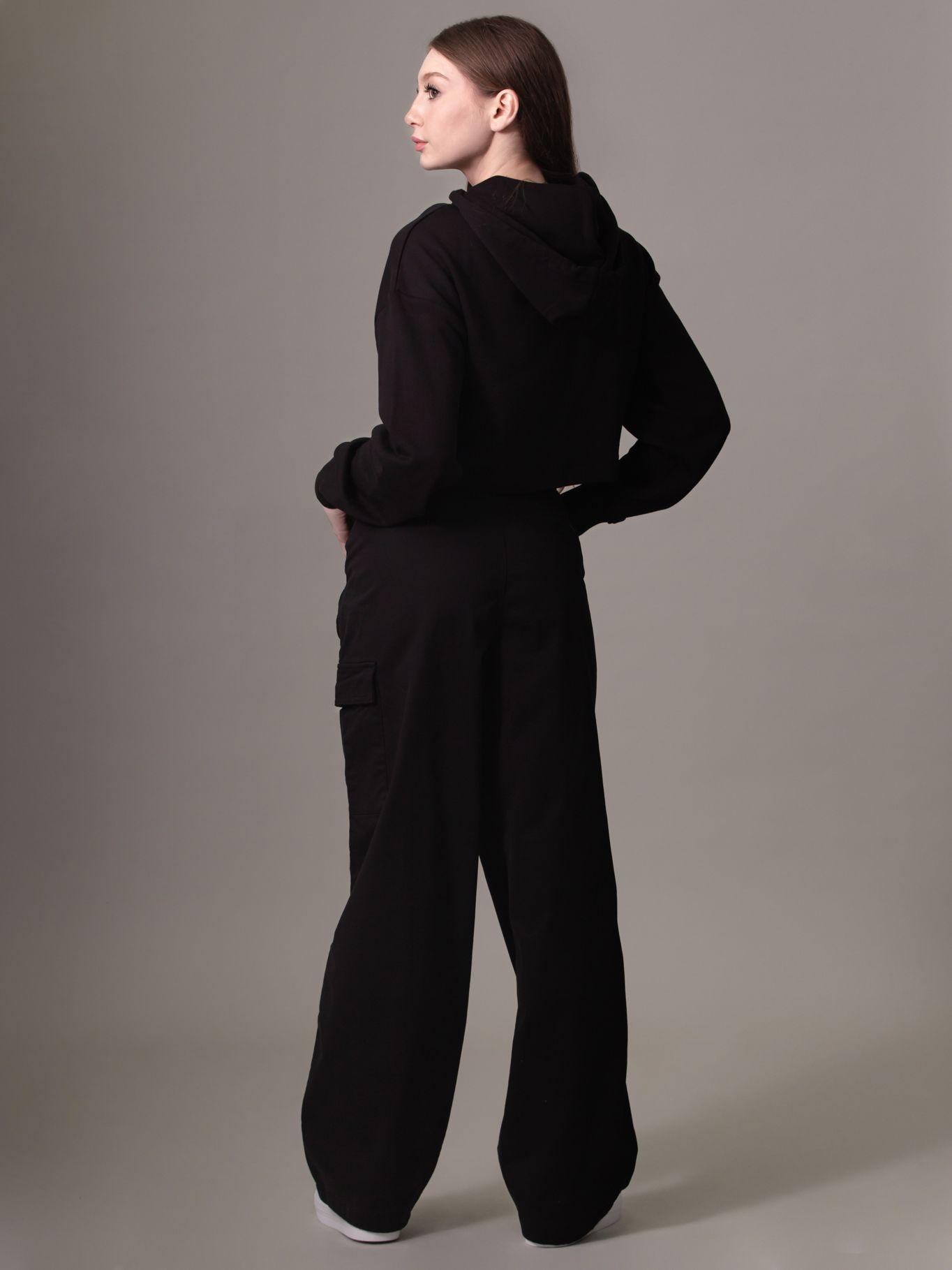 Pantalón Cargo Brushed Cotton Negro Calvin Klein-2