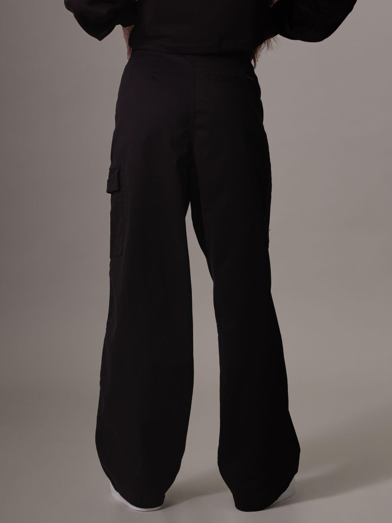 Pantalón Cargo Brushed Cotton Negro Calvin Klein-3