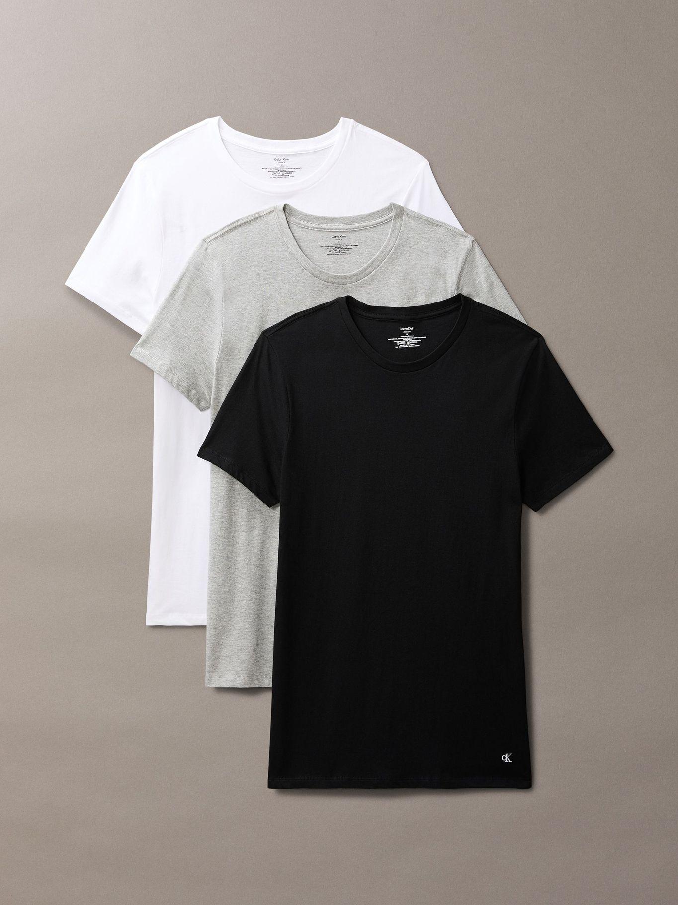 Pack 3 Camisetas Cuello Redondo Multicolor Calvin Klein-0