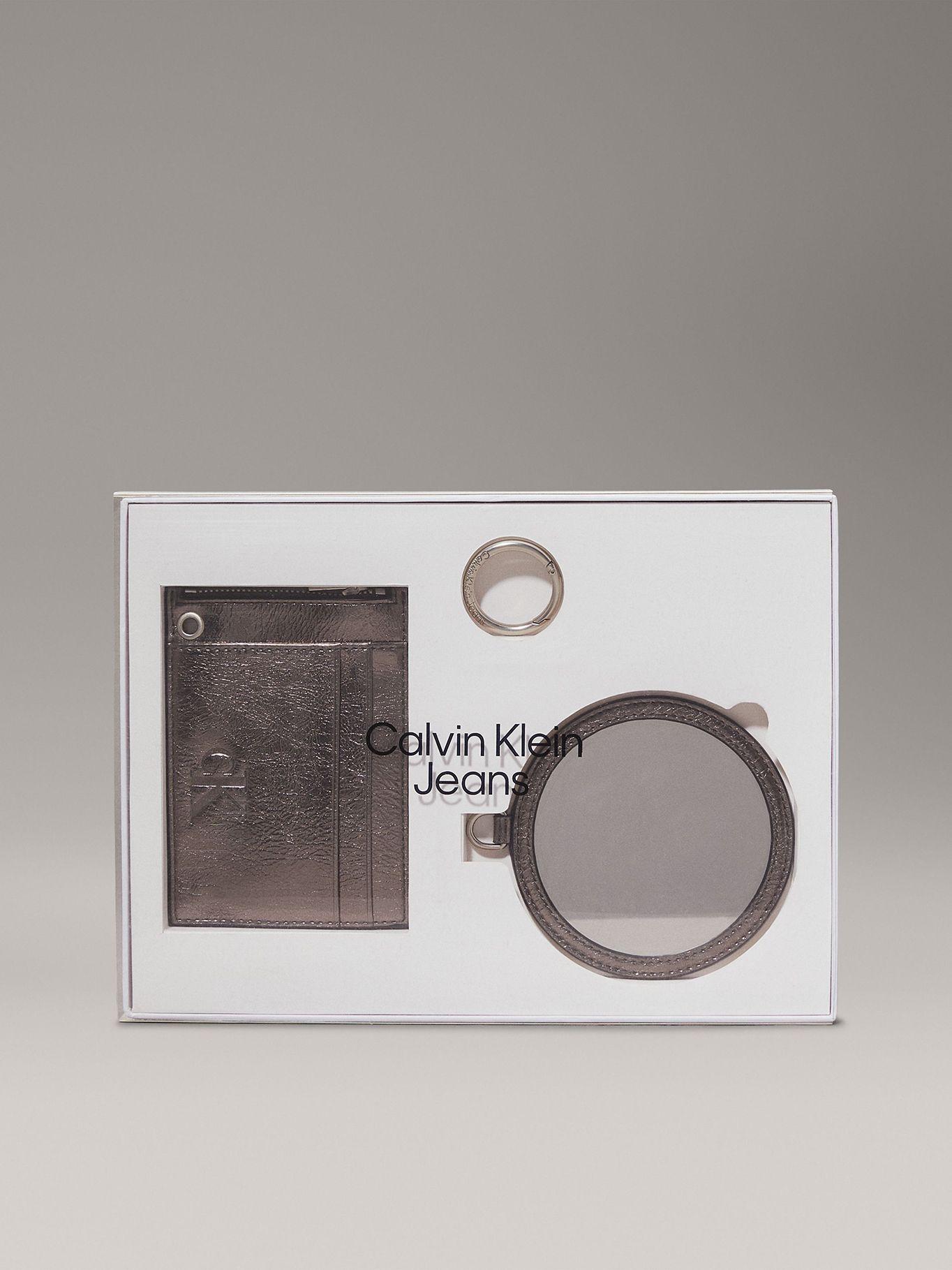 Set de Regalo Billetera + Espejo Gris Calvin Klein-3
