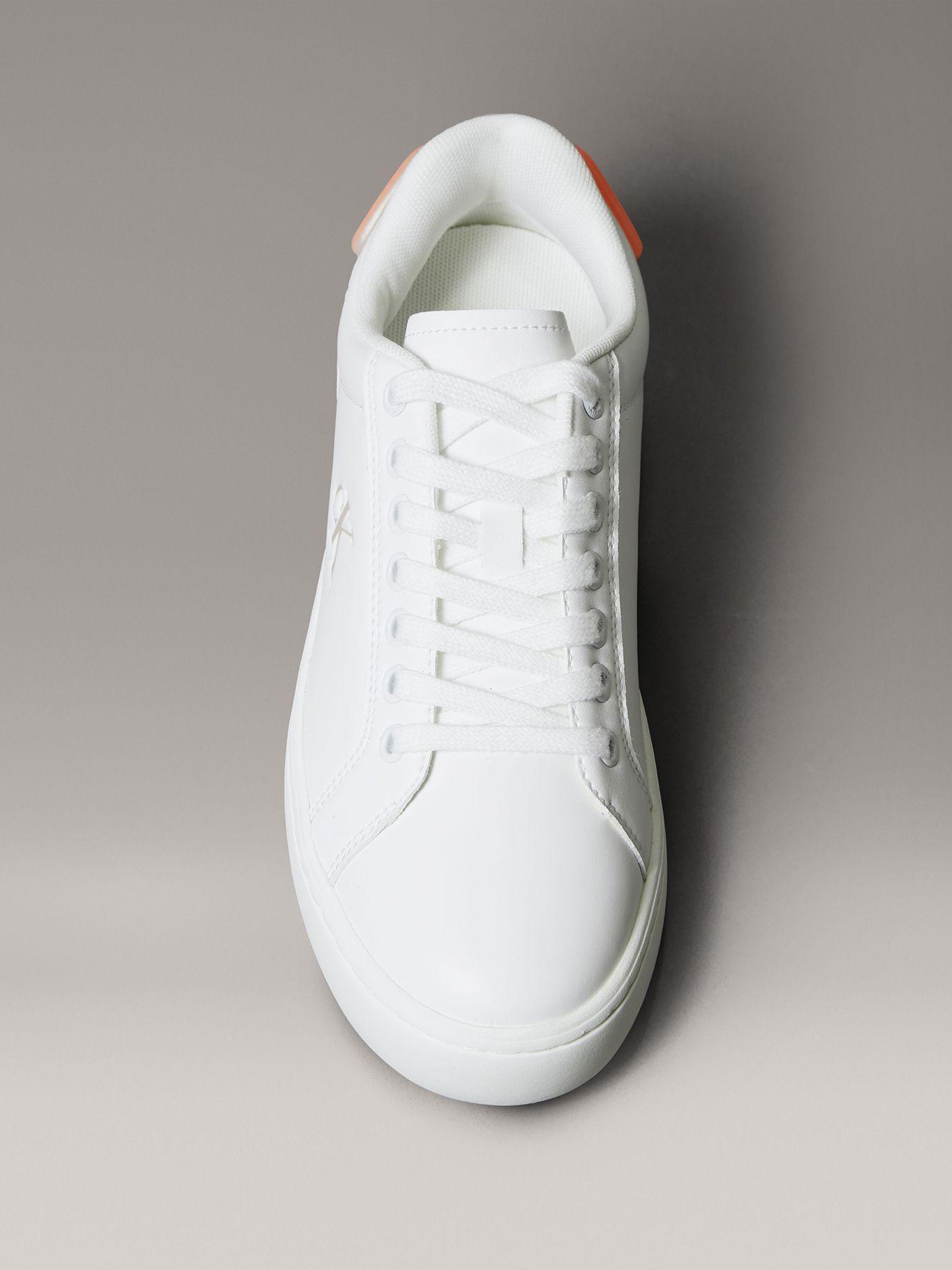 Zapatillas Classic Cupsole de Cuero Blanco Calvin Klein-2