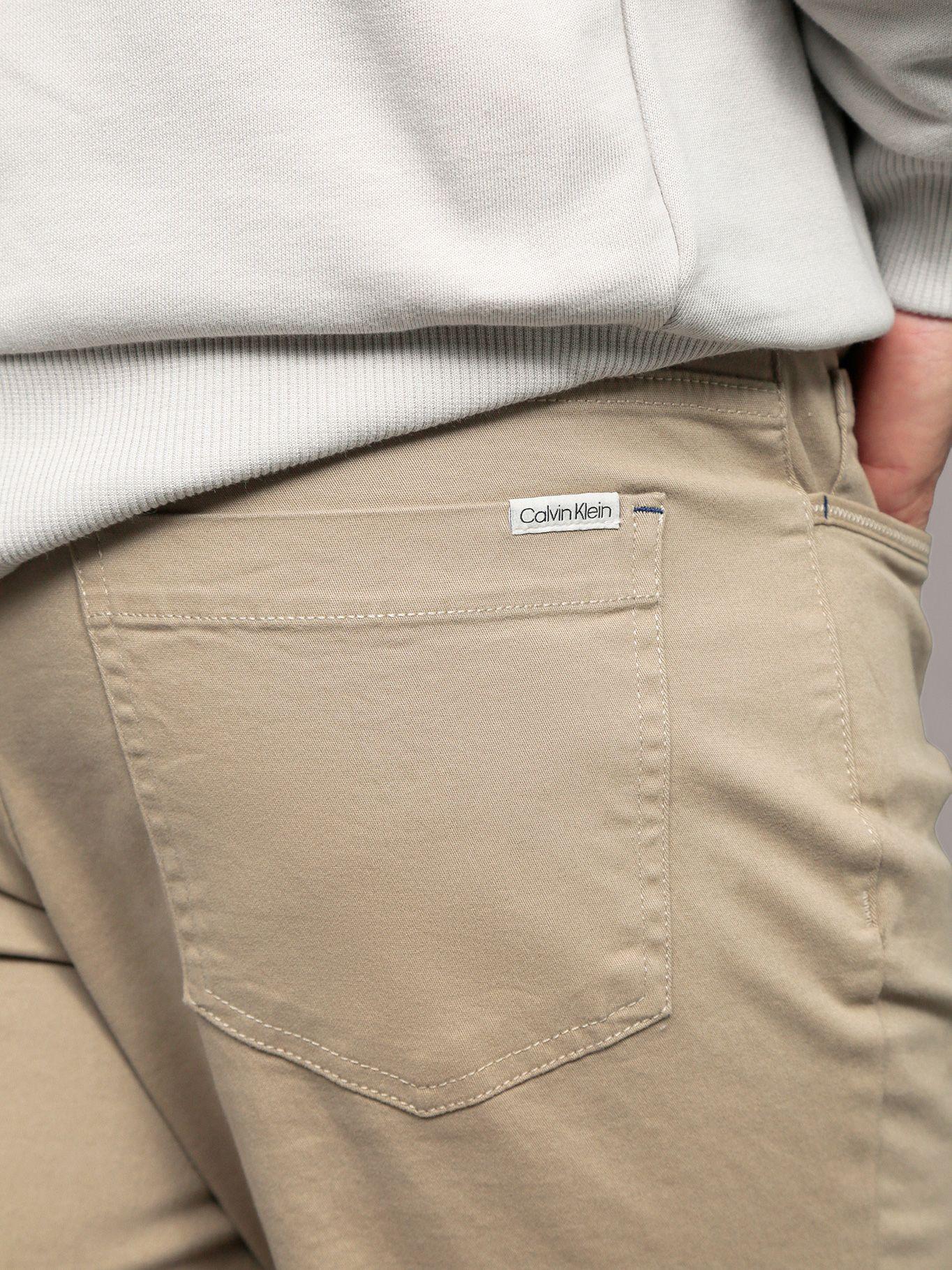 Pantalón Stretch Tech Slim Beige Calvin Klein-4