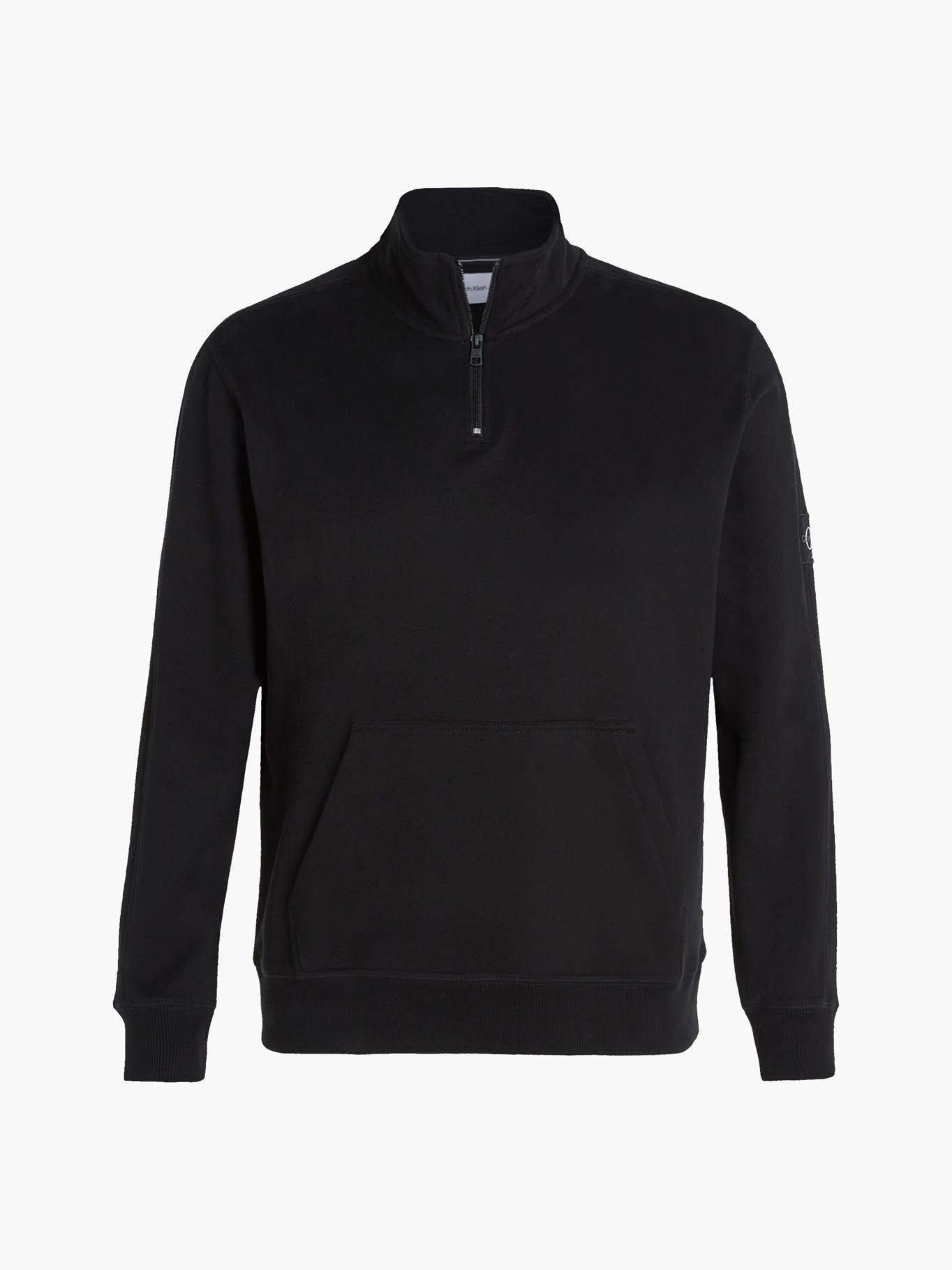 Polerón Badge Half  Negro Calvin Klein-4