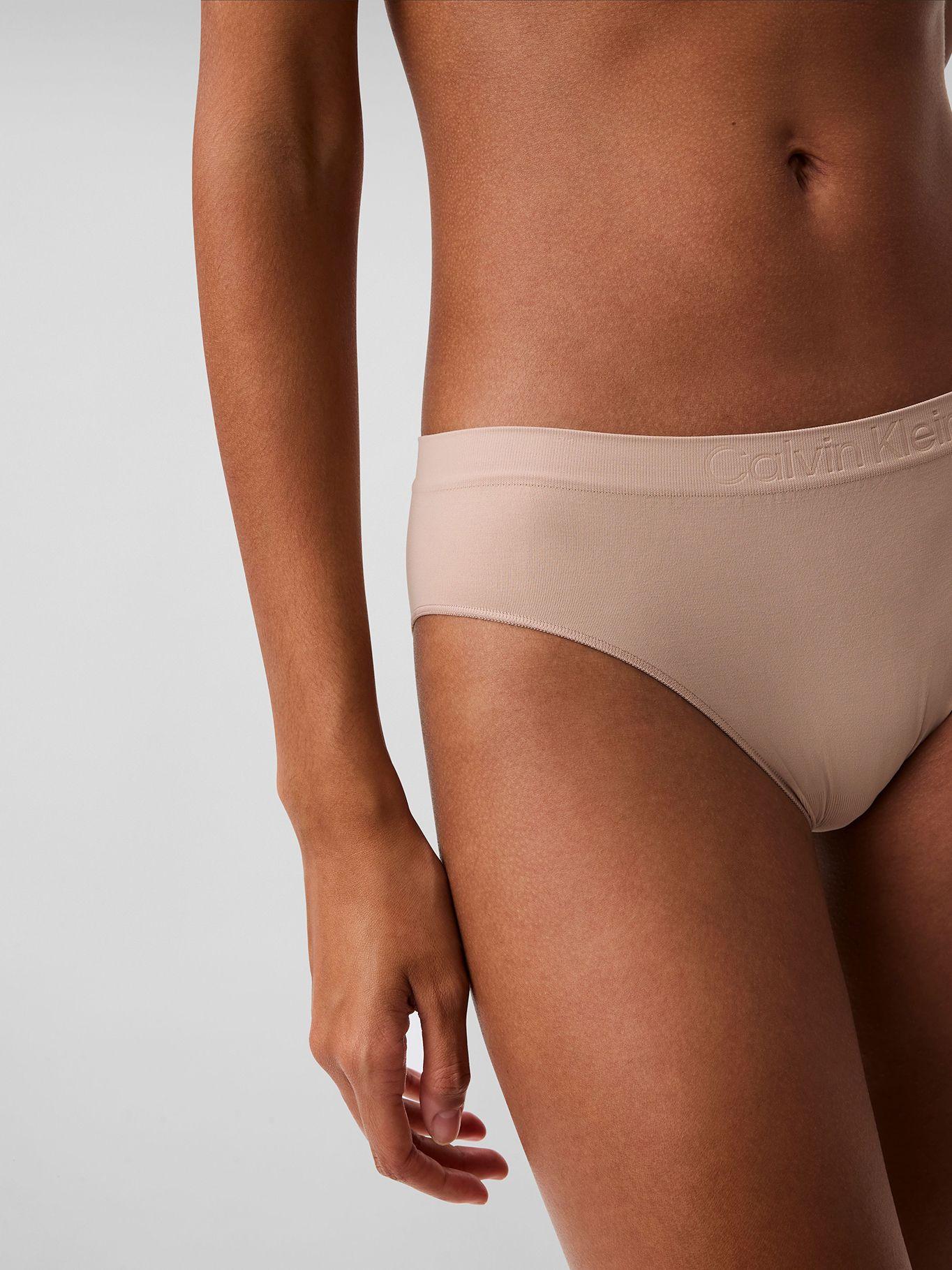Calzón Bikini Bonded Flex Beige Calvin Klein-4