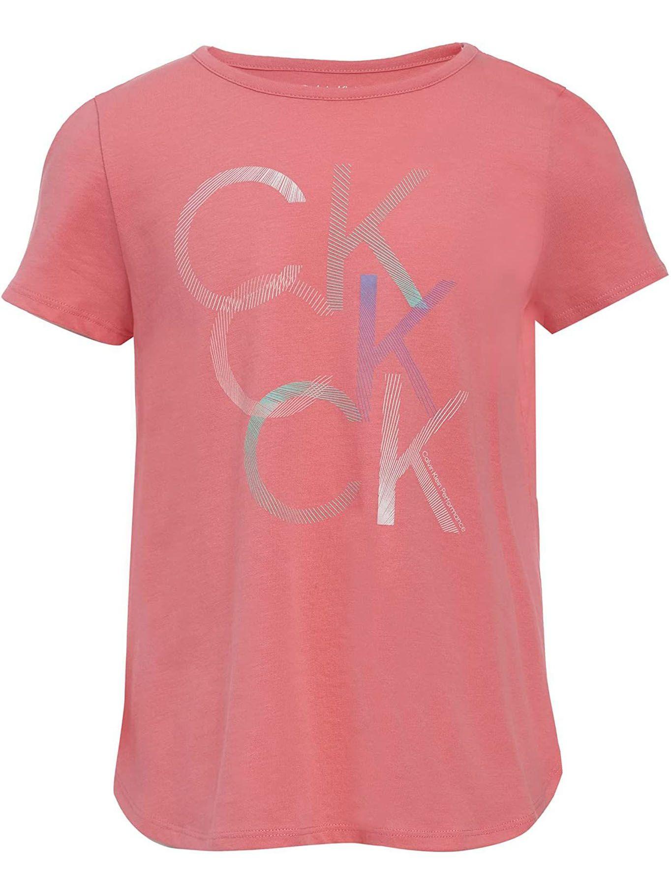 Polera Niña Cascade Rosa Calvin Klein-0