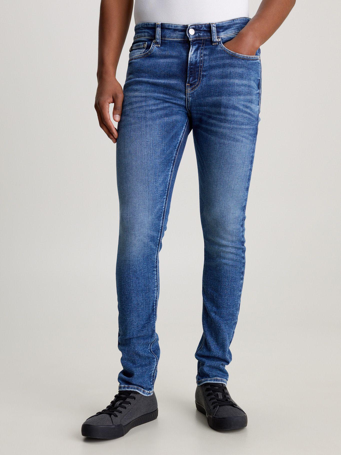 Jeans Skinny Azul Calvin Klein-0