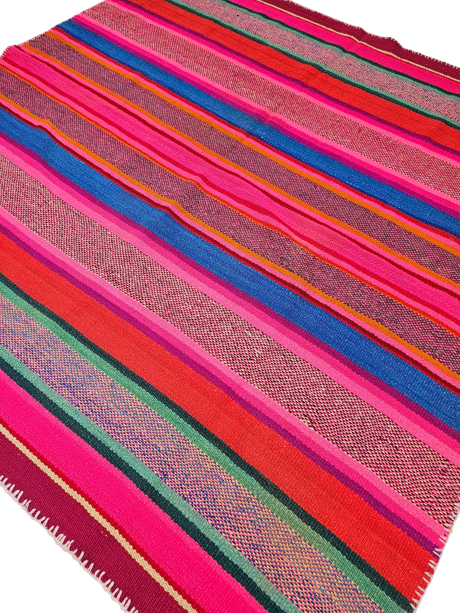 Alfombra Artesanal Listada-0