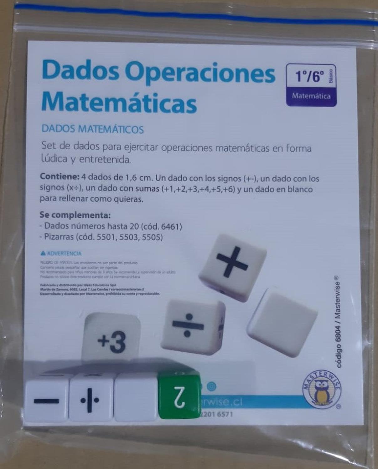 DADOS OPERACIONES MATEMÁTICAS-1