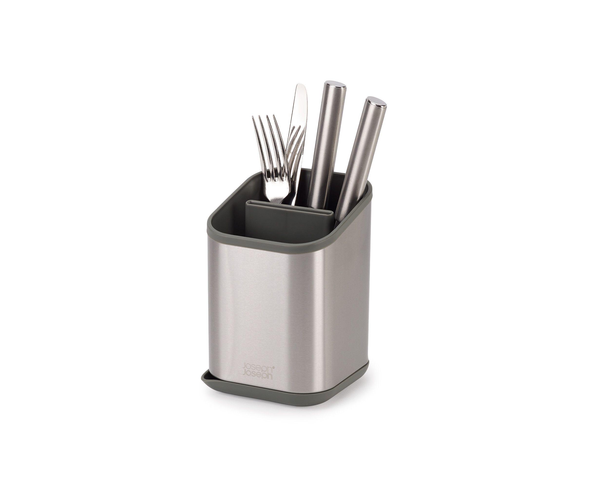 Porta Utensilios Joseph Joseph Duo Acero Inox 1 Unid-1