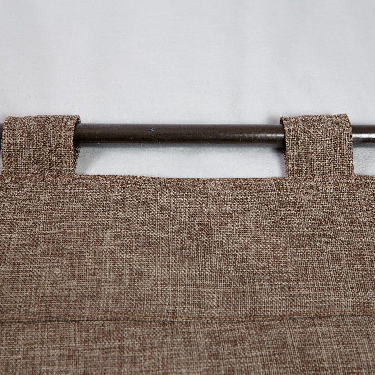 Cortina Sala de Estar 1 Paño Arena Casa Cecilia-3