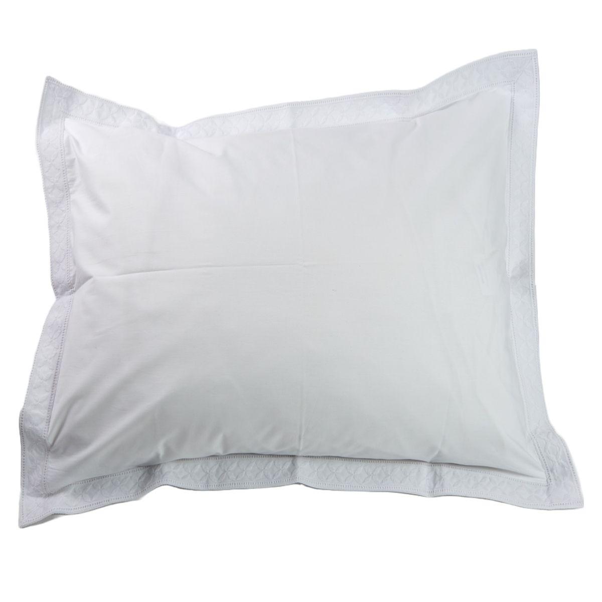 Funda de Almohada Broderie Espiga 50x90 200 Hilos Blanca Casa Cecilia-0