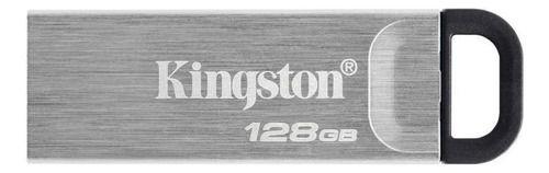 Pendrive Kingston Data Traveler Kyson 128gb Usb 3.2 Plateado-1