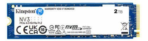 Ssd Kingston Nv3 2tb M.2 2280 Pcie 4.0 Nvme Azul-6