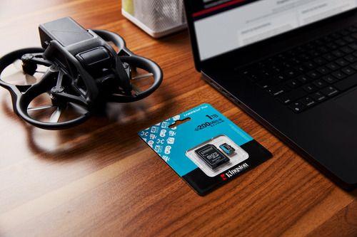Tarjeta Kingston Canvas Go Plus 128gb Con Adaptador Sd-6