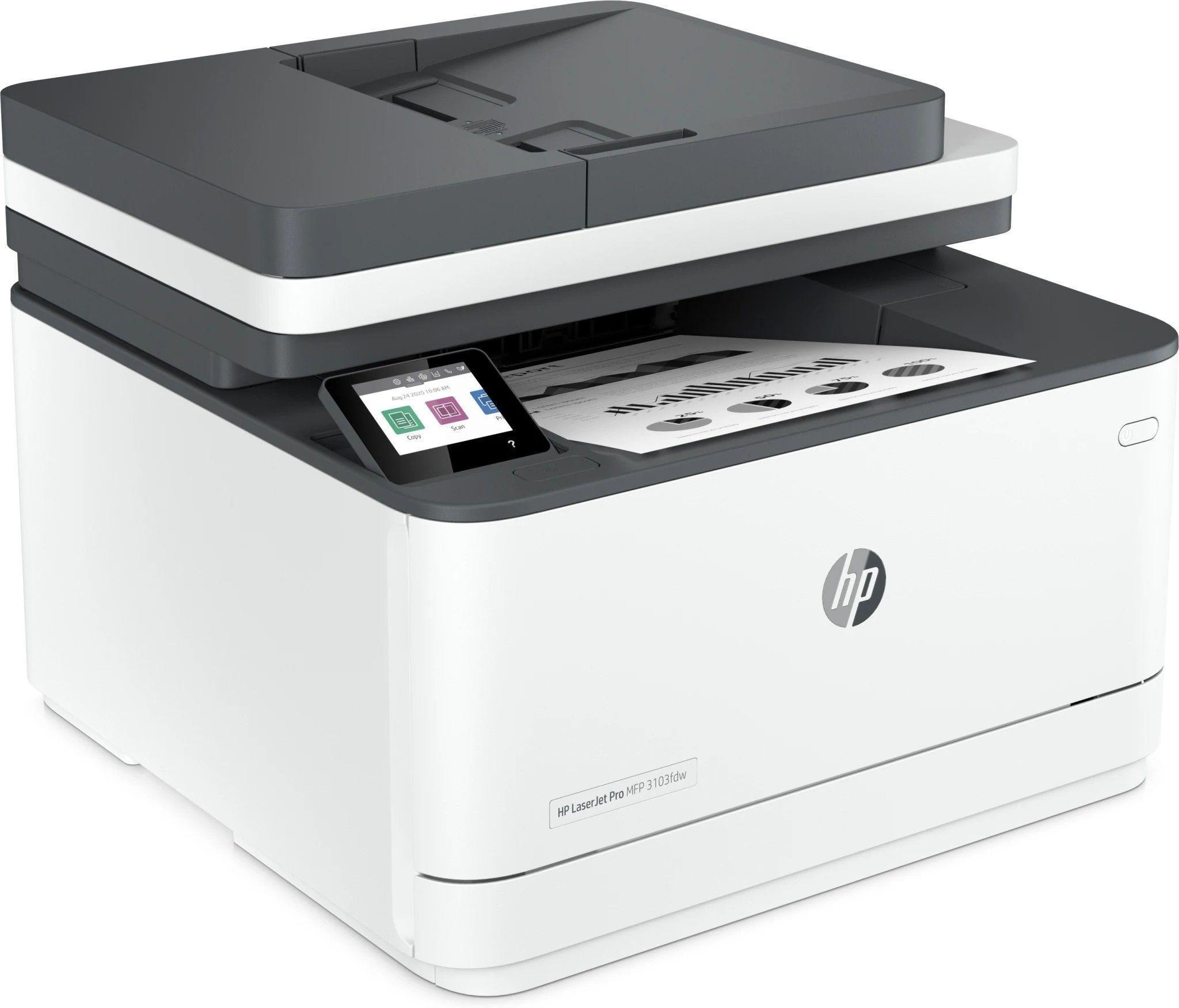 Impresora HP LaserJet Pro MFP 3103FDW Multifunción-3
