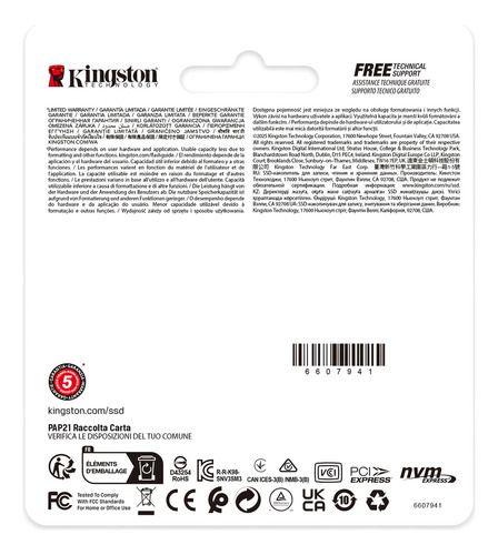 Kingston Nv3 Ssd 2tb Nvme Pcie 4.0 Blanco-5