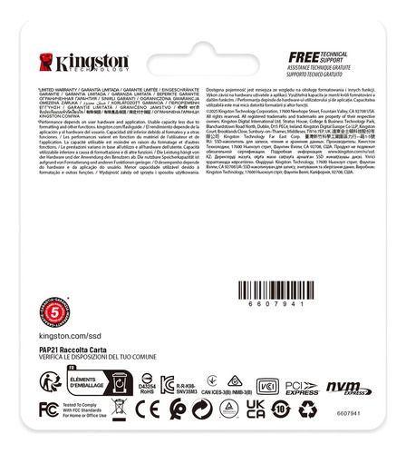 Kingston Nv3 Ssd 2tb Nvme Pcie 4.0 Blanco-5