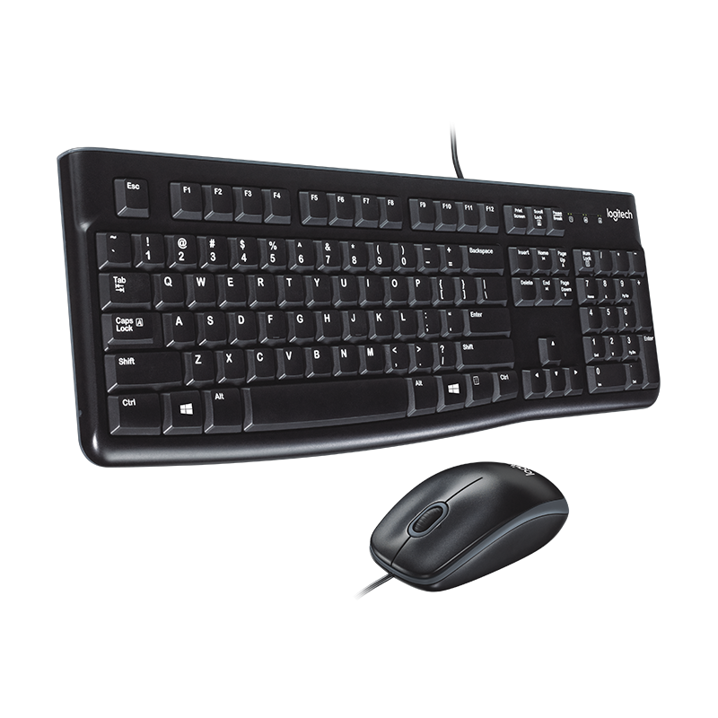 Teclado y Mouse Alámbrico Logitech MK120/ Español-0