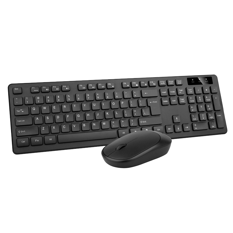 Kit Teclado + Mouse Inalambrico ejecutivo Negro Modelo: 8875-2