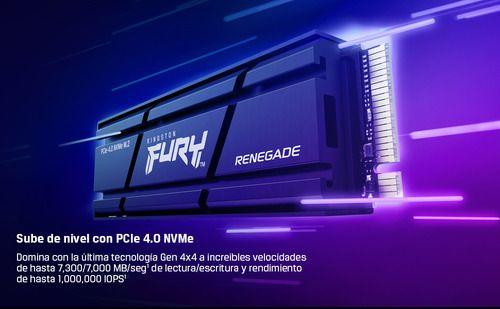 Ssd Kingston Fury Renegade Nvme M.2 4tb Negro-4