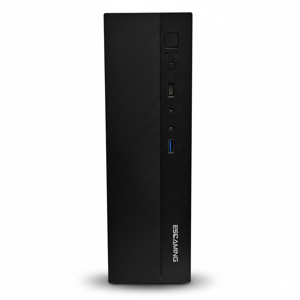 PC Slim Esgaming AMD R5 5500 16GB 1TB SSD GT 710 2GB WiFi FreeDOS-2
