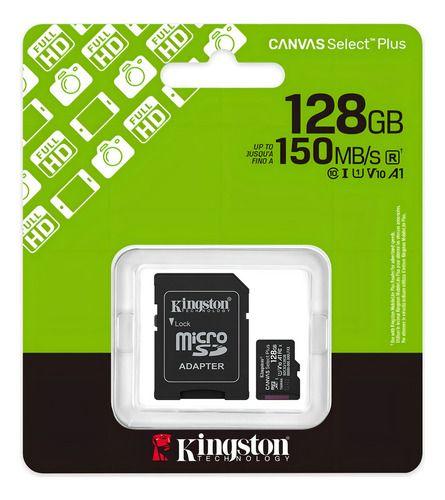 Kingston Micro Sd 128gb Canvas Select Plus Con Adaptadores-3