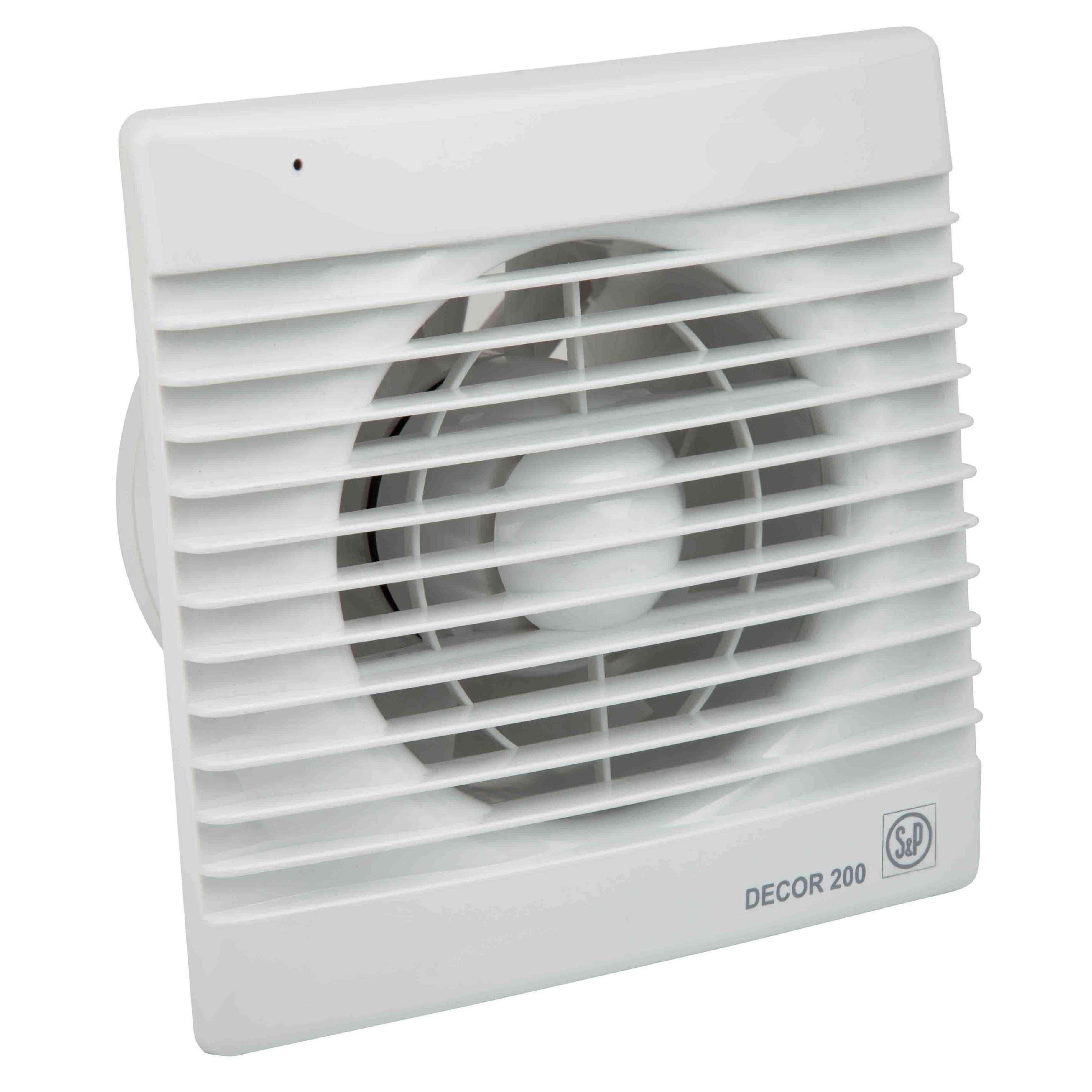 EXTRACTOR DE AIRE PARA BAÑO DECOR-200 C-1
