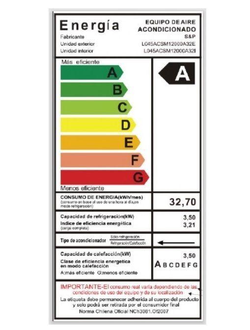 Aire Acondicionado 12000 btu Inverter S&P -4