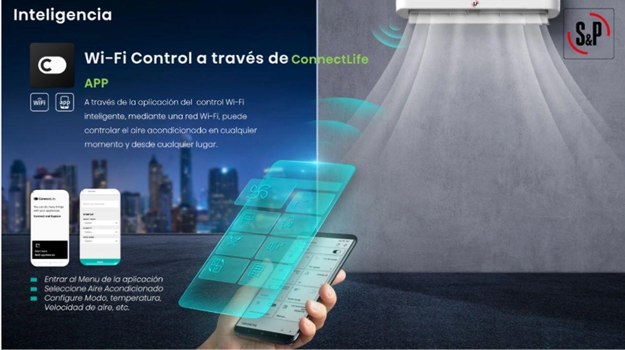 Aire Acondicionado 9000 Btu Inverter S&P Frio Calor Wifi-3