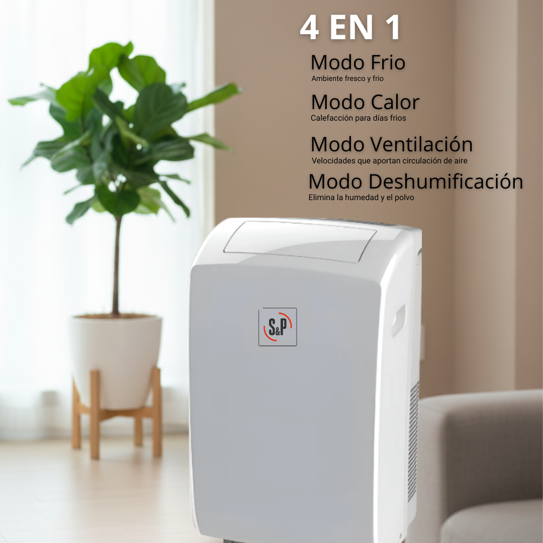 Aire Acondicionado S&P Portátil 12000 Btu wifi-2