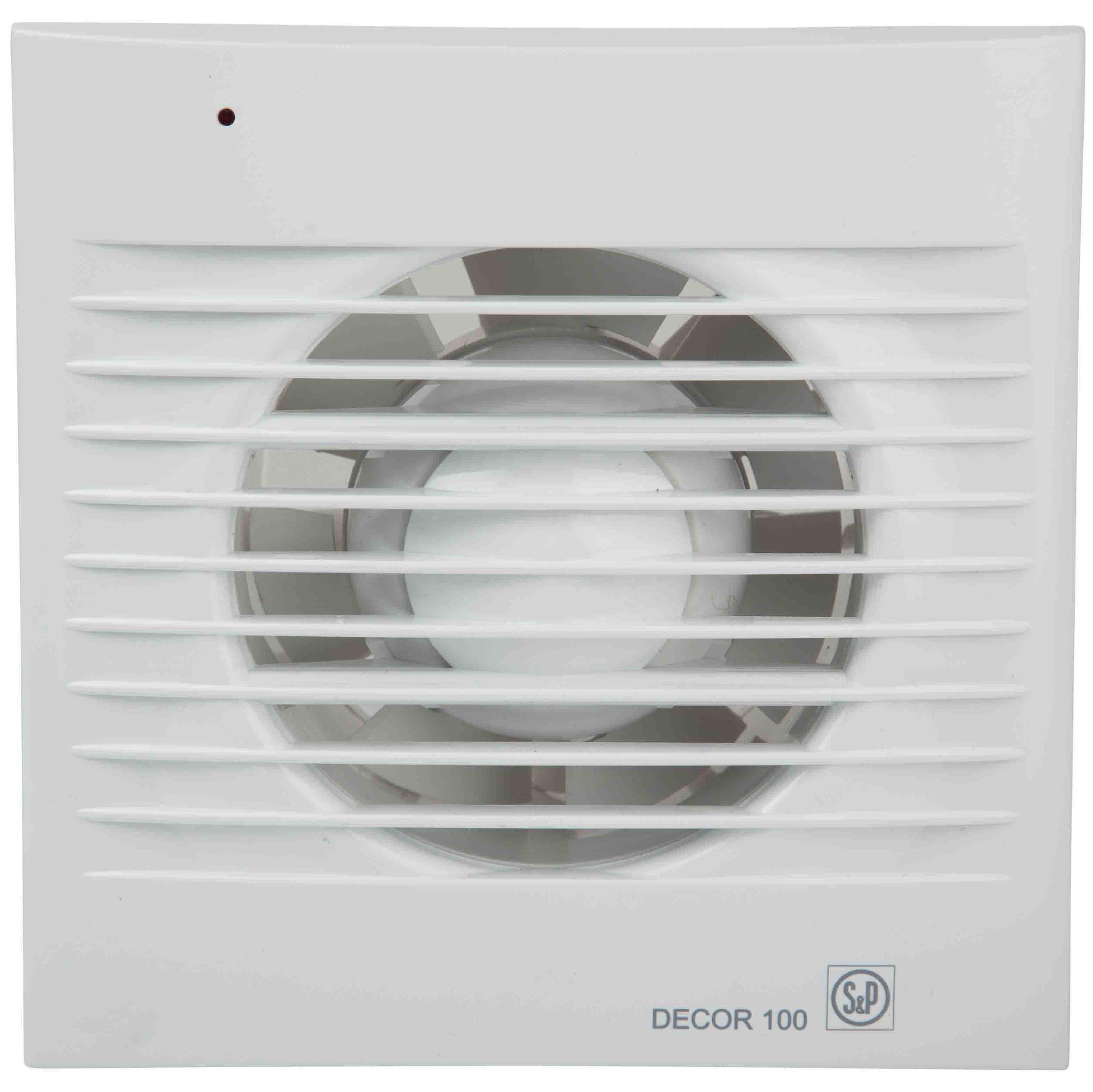 Extractor de aire para baño con temporizador DECOR-100 CR-0