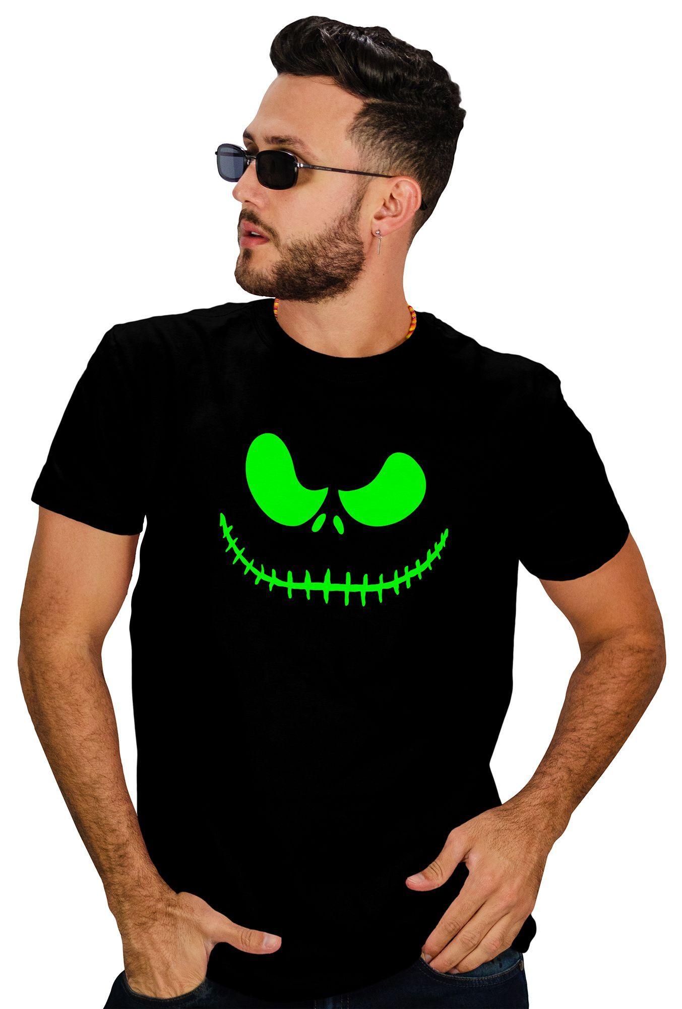 Polera hombre Halloween Efecto Fosforescente D11-1