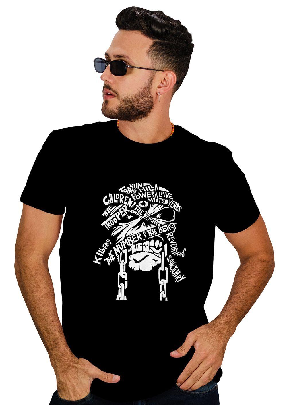 Polera hombre Iron maiden metal rock D2-0