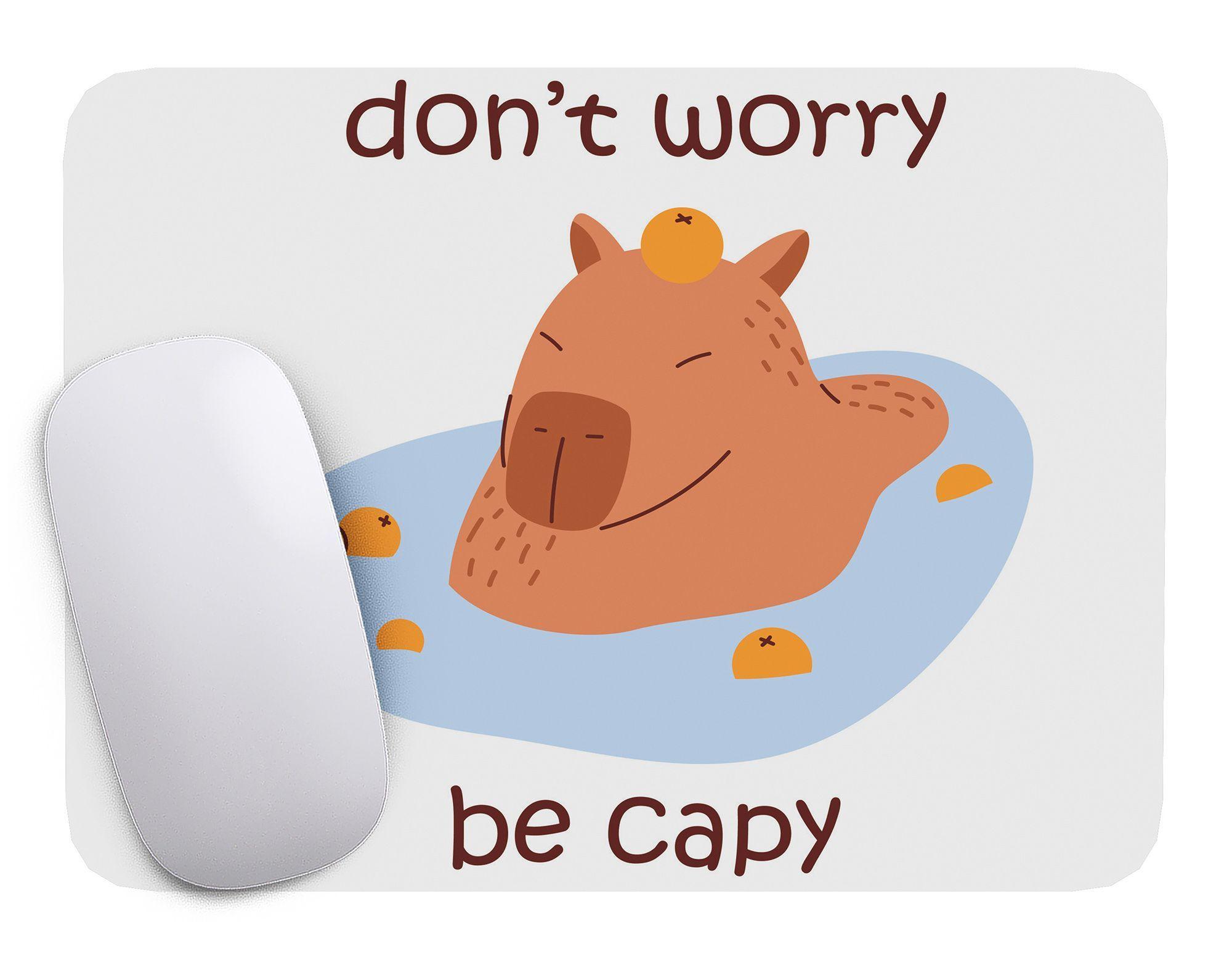 Mouse Pad Capibara carpincho Arte de animales - 17cm X 21cm D10-0