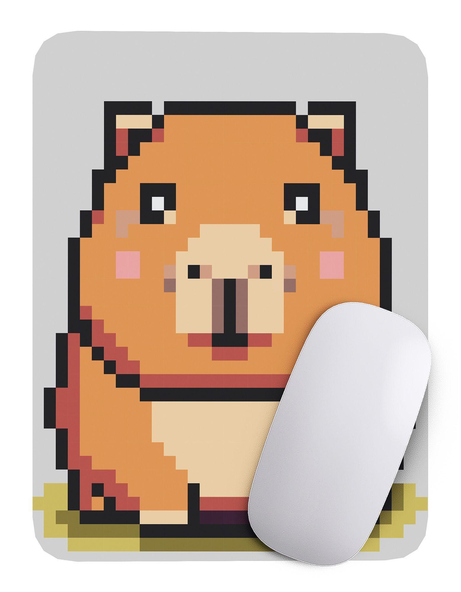 Mouse Pad Capibara carpincho Arte de animales - 17cm X 21cm D2-0