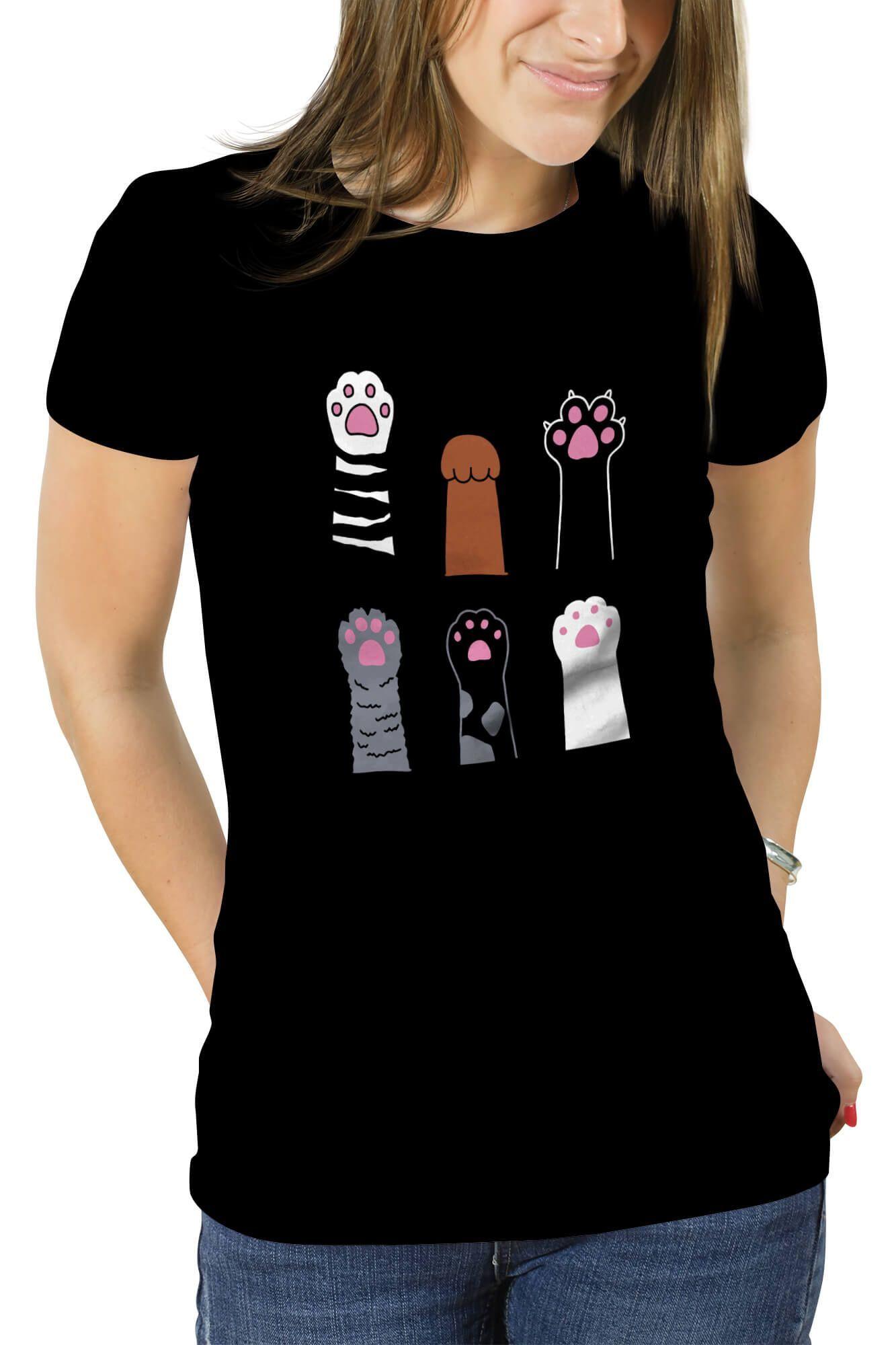 Polera mujer diseño gatito gato D3-0