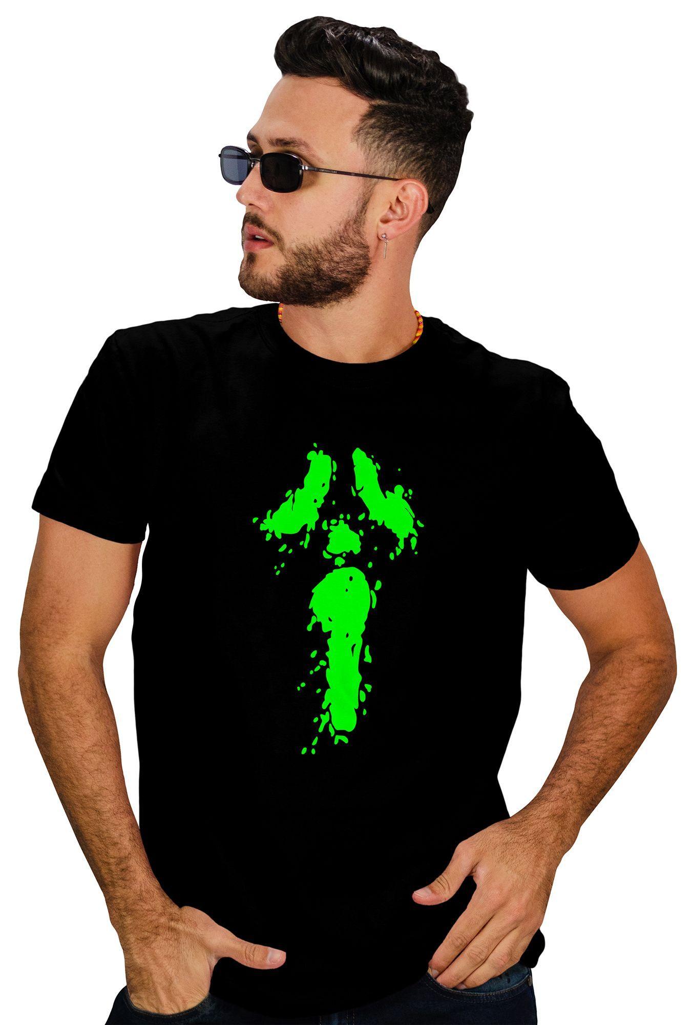 Polera hombre Halloween Efecto Fosforescente D13-1