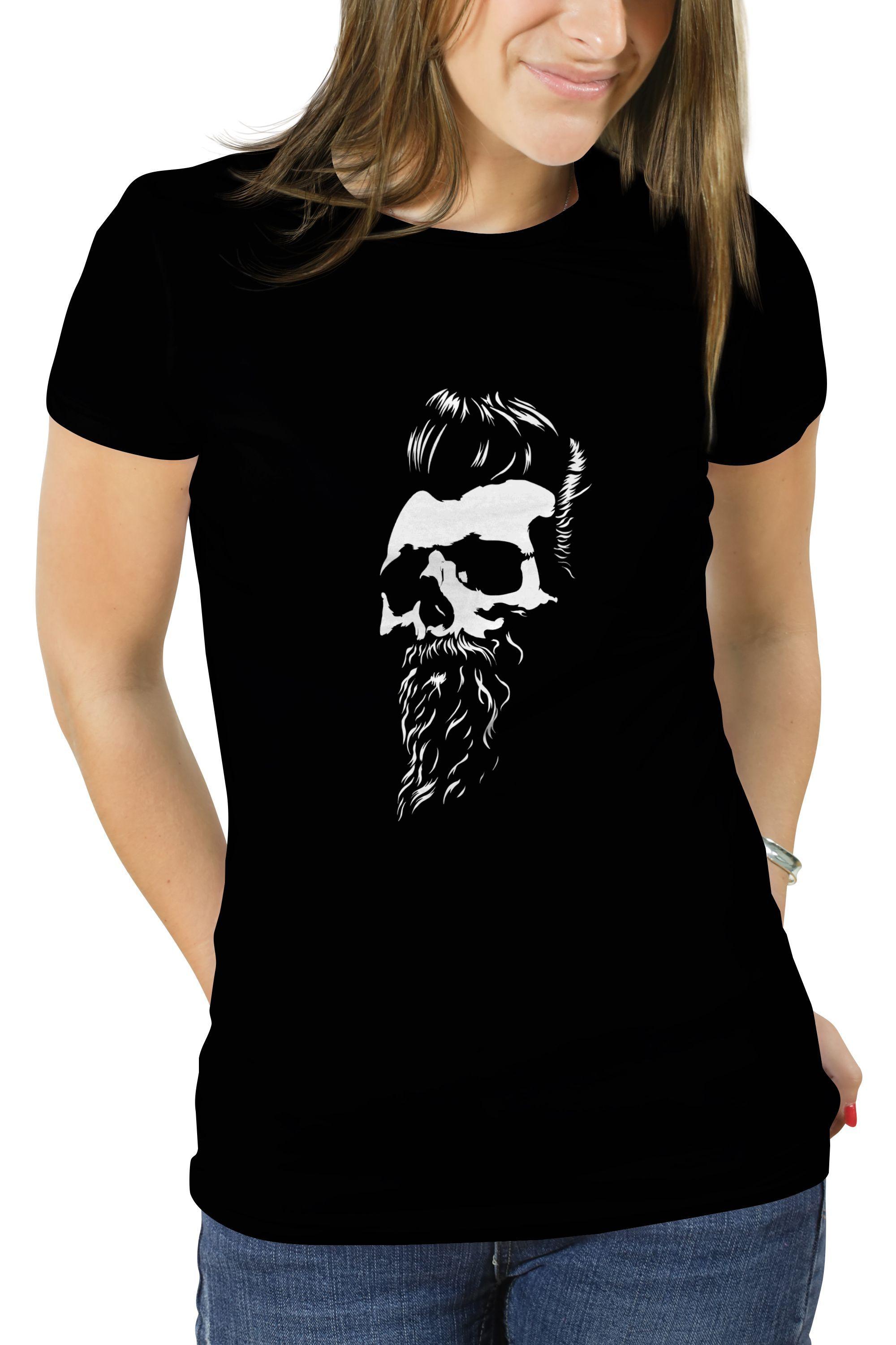 Polera Mujer diseño calavera 9-0