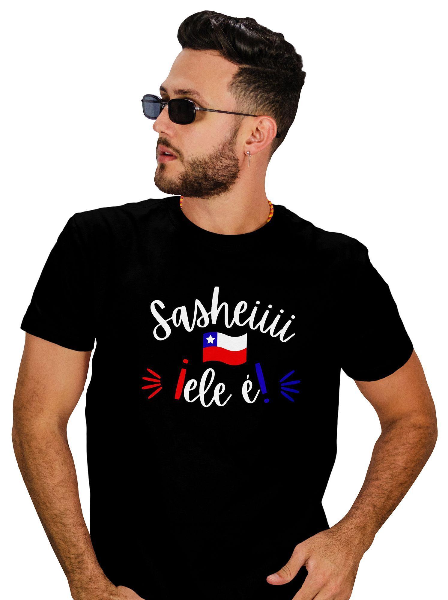 Polera hombre diseño Frases chilenas fiestas patrias D8-0