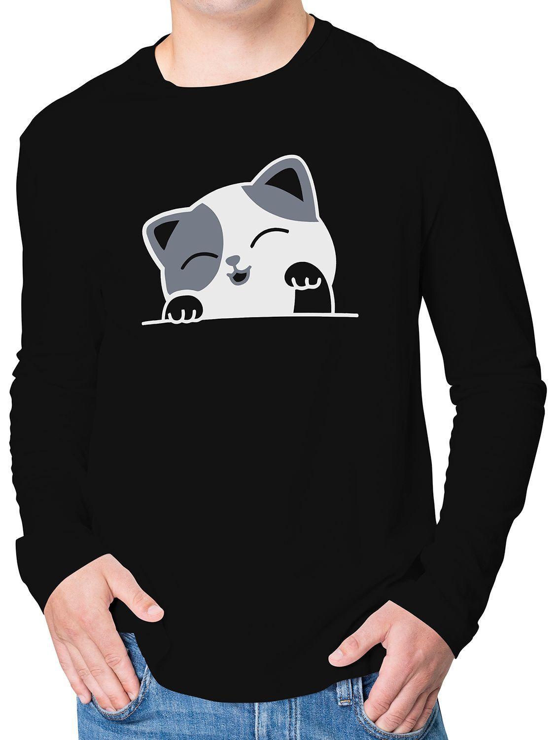 Polera Manga larga Gatito gato D1-0