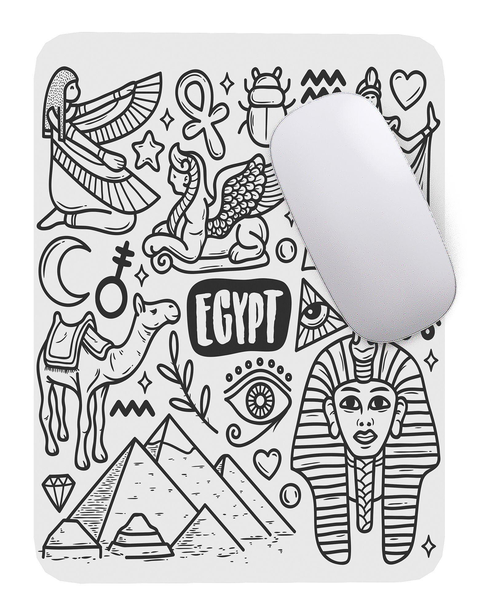 Mouse Pad Egipto anubis - 17cm X 21cm D1-1