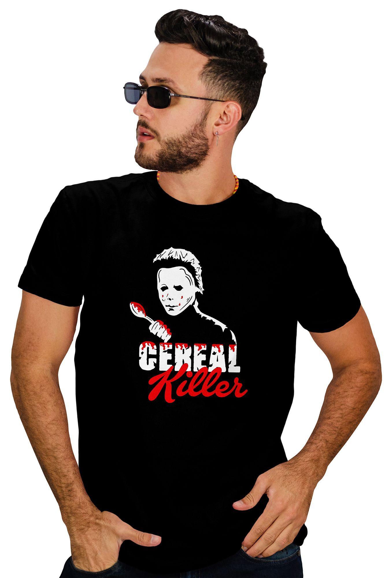 Polera hombre Halloween cereal killer D5-0