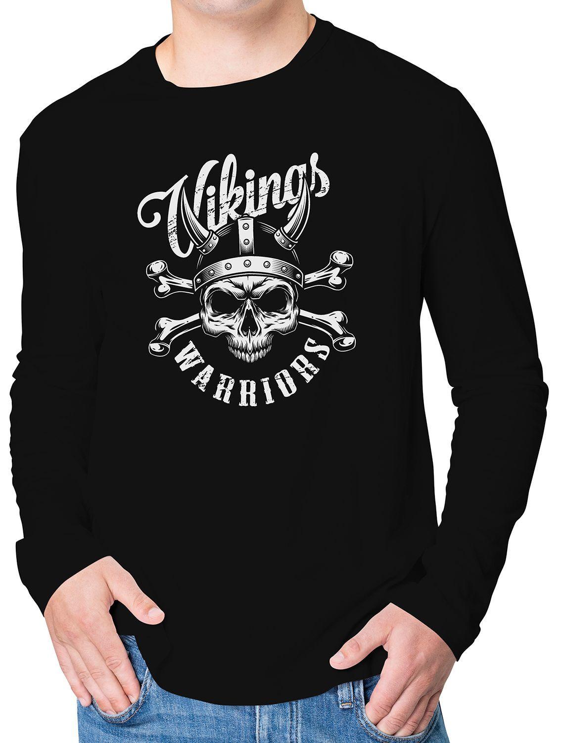 Polera Manga larga Vikingo Valhalla Skull D3-0