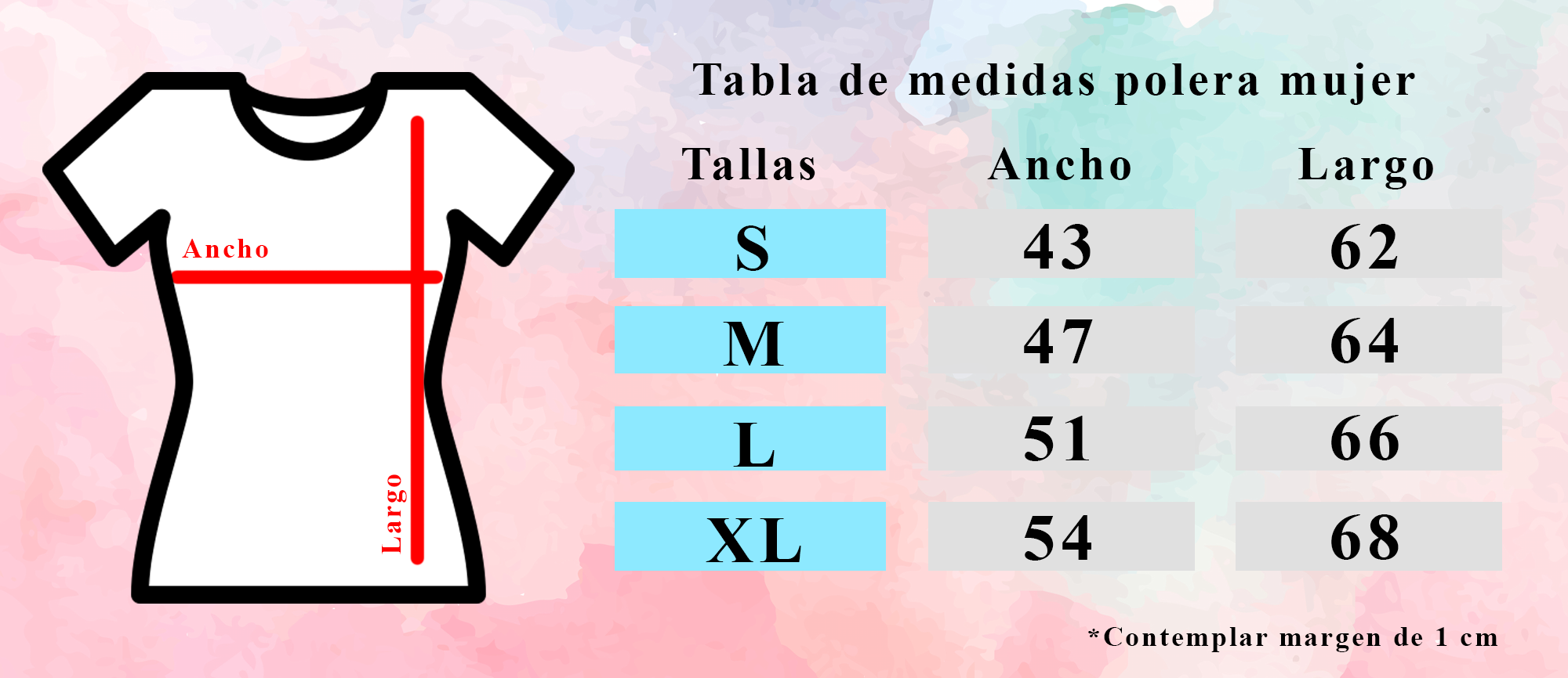 Polera Mujer diseño calavera 2-1